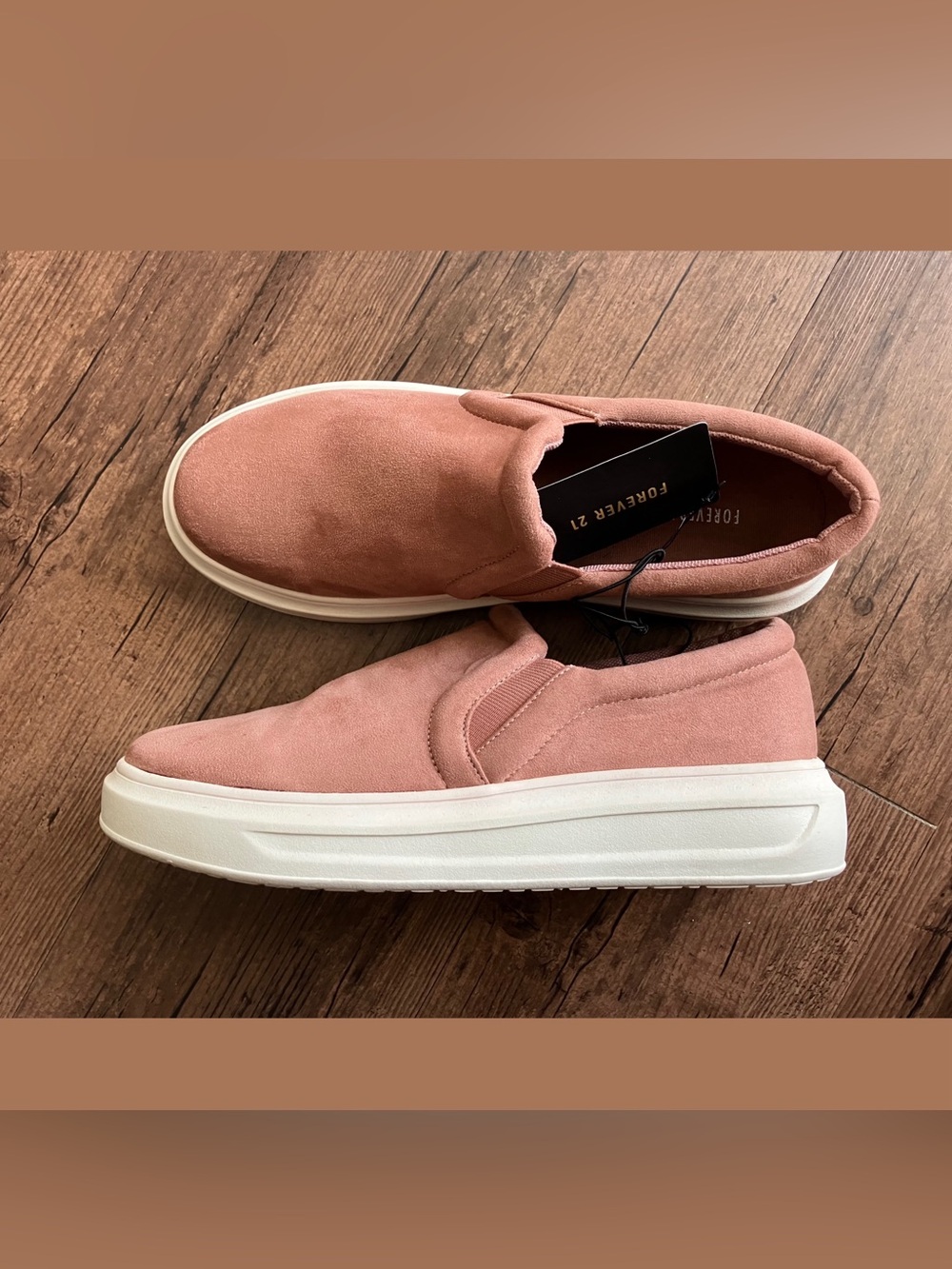 Forever 21 Slip-On Shoes in Blush